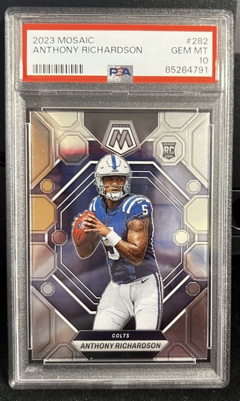 Anthony Richardson Mosaic Silver Price Guide Sports Card