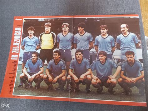 FK ZELJEZNICAR POSTER 1984 GODINA Posteri I Plakati OLX Ba