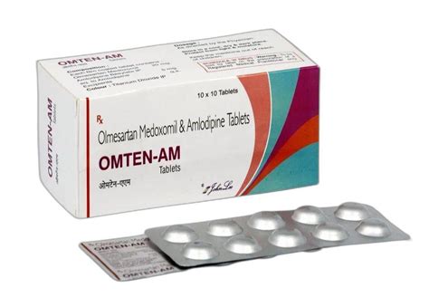 Olmesartanmedoxomil And Amlodipine Tablets Mg At Rs Box In Surat