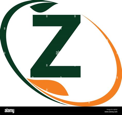 Swoosh Leaf Letter Z Stock Vector Image And Art Alamy