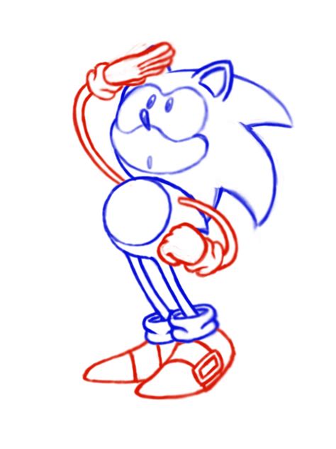 Sonic looking up W.I.P. by Nailotsot on Newgrounds