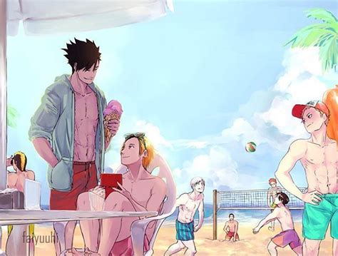 Las Mejores Versiones De Haikyuu 🏐🏐🏐 Haikyuu En La Playa 🏝🏝🏝 Haikyuu Anime Kuroken