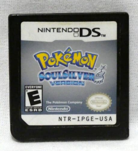 Pokemon Soulsilver Version Nintendo Ds Cartridge Only Tested