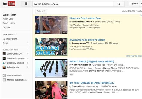 Youtube Joins The Harlem Shake Movement With Easter Egg