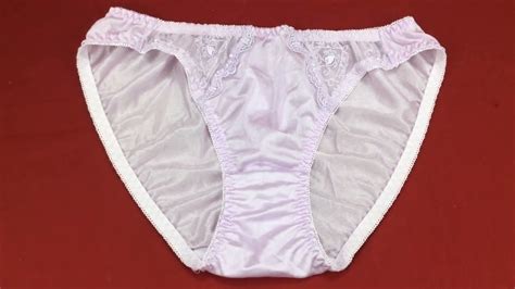 Purple Nylon Panties Panty Bikini Sexy With Lace Japanese Style Size L กางเกงในเซกซ