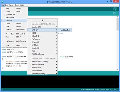 AWS IOT With Arduino ESP32 TecnoMedium