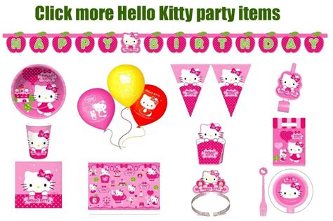 Hello Kitty Sanrio Birthday Party Supply All in One Listing