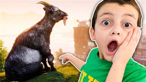 A CABRA MALUCA DETONOU TUDO NA CIDADE Goat Simulator YouTube