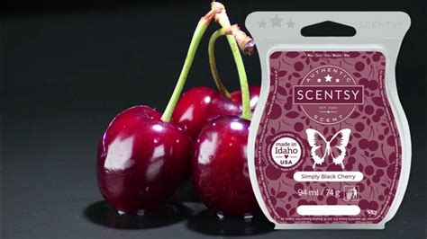 Simply Black Cherry Scentsy Wax Bar Review Youtube