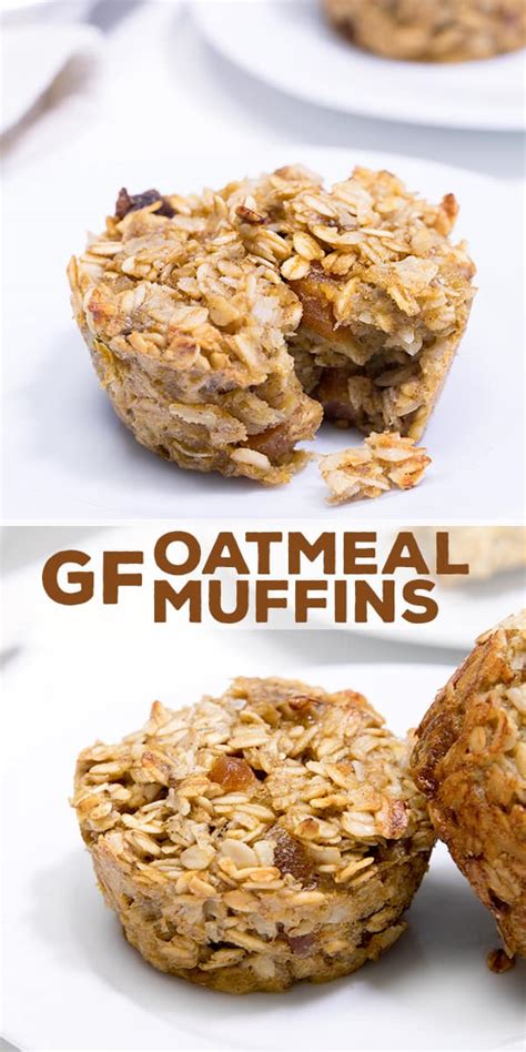 Easy Gluten Free Oatmeal Muffins Make Ahead Breakfast