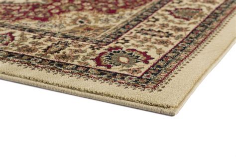 Sensation Transitional 10.6' x 14.6' Ivory and Scarlet Polypropylene Indoor Area Rug - Walmart.com