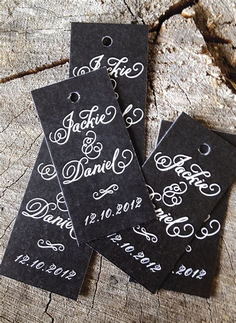 Chalkboard Wedding Favor Tags Chalk Thank You Tags Calligraphy Wedding ...