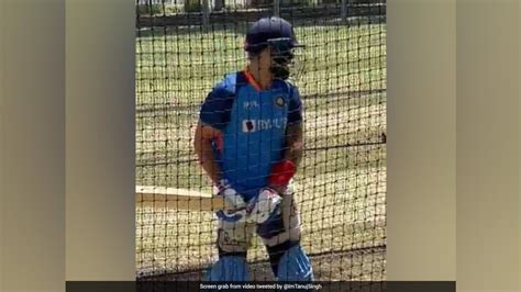 Virat Kohli Bats In Full Rhythm In Nets At Perth Watch Cricket News