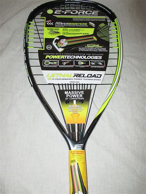 E-force’s Lethal Reload 160 Brand new W/warranty Racquetball Racquet ...