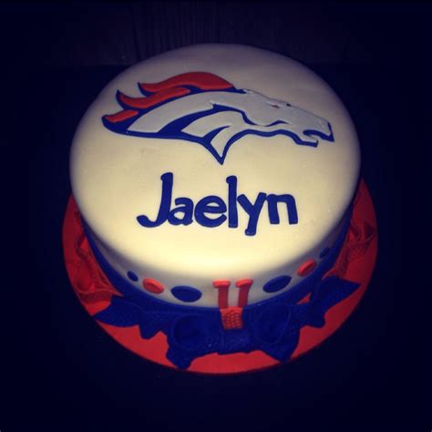 Broncos cake | Broncos cake, Cake, Desserts