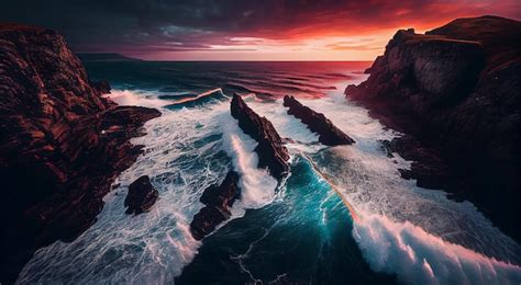 Nature Aesthetic Ocean Laptop Wallpaper