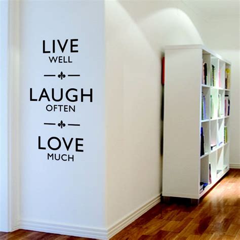 Live Laugh Love Quote Wall Sticker Decal Our Favourite Inspirational