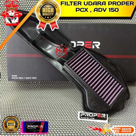 Jual AIR FILTER SARINGAN UDARA PROPER RACING LINE ADV 150 PCX LOKAL 150