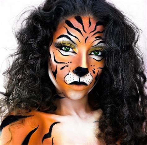 Sexy Tiger Halloween Makeup