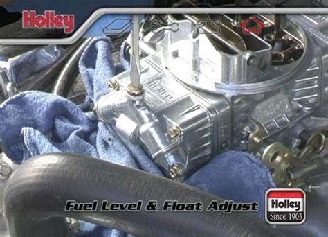 How To Adjust The Fuel Level And Floats On A Holley Four Barrel Carburetor Racingjunk News