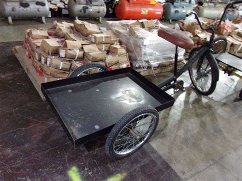 BLACK WORKSMAN CYCLES MOVER PLANT TRICYCLE LONG BED Bentley