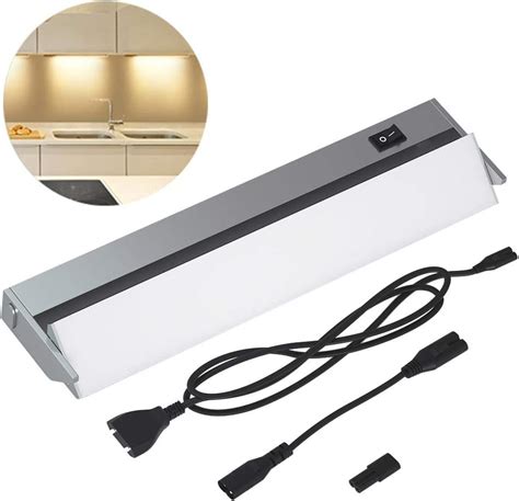 BAKAJI Lampada Luce Sottopensile Cucina Lunghezza 35 Cm Barra 30 LED 5W