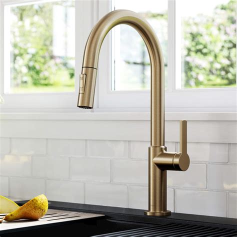 Kraus Kpf Sfacb Oletto Single Handle Pull Down Kitchen Faucet