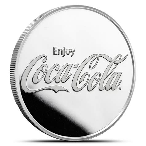 1 Oz Silver Coca Cola Round Provident Metals