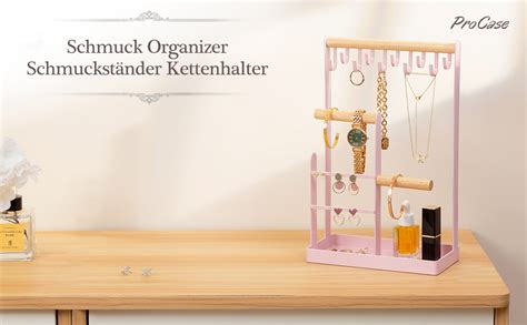 Procase Schmuckst Nder Schmuckhalter Schmuckbaum Schmuck Organizer