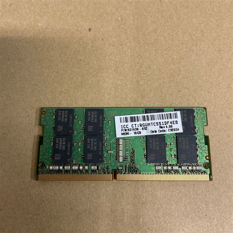 Yahooオークション ソ78 Samsung ノートpc メモリ 16gb 2rx8 Pc4 26