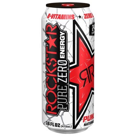 Rockstar Pure Zero Punched Energy Drink Fl Oz Qfc