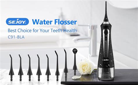 Sejoy Water Flossers For Teeth Cordless Water Flosser Rechargeable