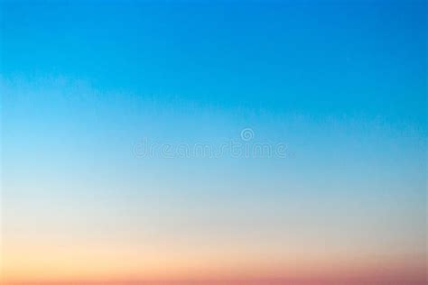 The Evening Sky In Bright Colors Natural Gradient Stock Image Image