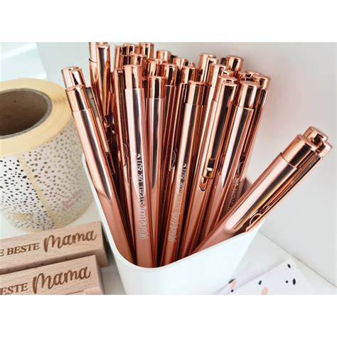 Metallic Kugelschreiber Wundervollste Lehrerin Rosegold Stift Kulli