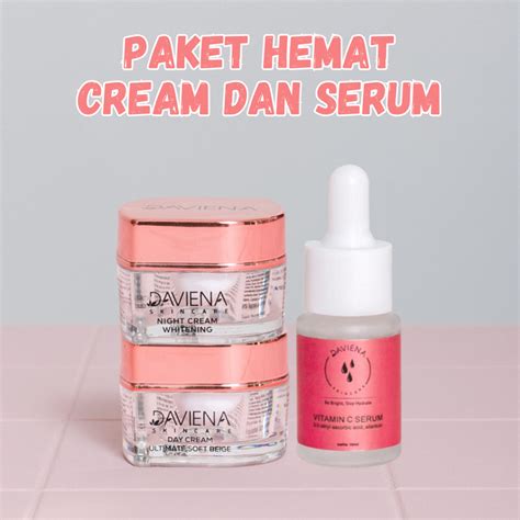 Jual Paket Isi Glowing Series Serum Vit C Day Cream Dan Night