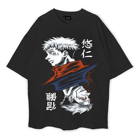 Yuji Itadori Oversized T Shirt Shark Shirts