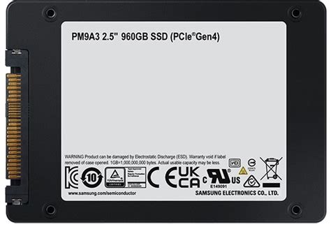 Specificaties Van Samsung PM9A3 2 5 960GB Tweakers