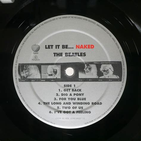 Yahoo オークション BEATLES LET IT BE NAKED PARLOPHONE 0724359543