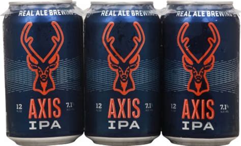 Real Ale Axis IPA Craft Beer 6 Cans 12 Fl Oz 6 Cans 12 Fl Oz