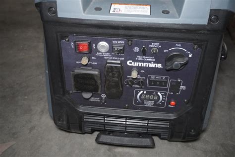 Cummins Onan P4500i Gas Powered Generator Property Room