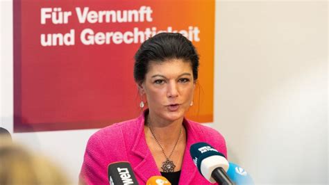 Sahra Wagenknecht Wir Haben Gro Es Vor