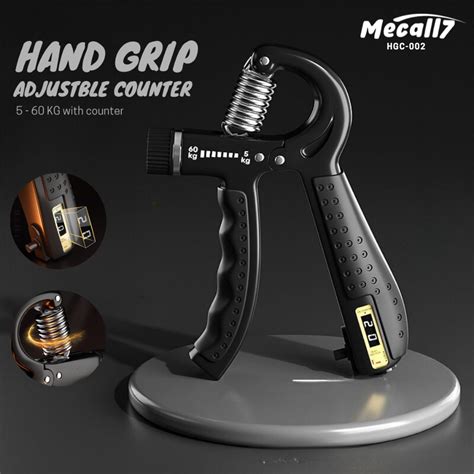 Mecall7 Handgrip Adjustable Counter 5 60 Kg Portable Arm Muscle Fitness