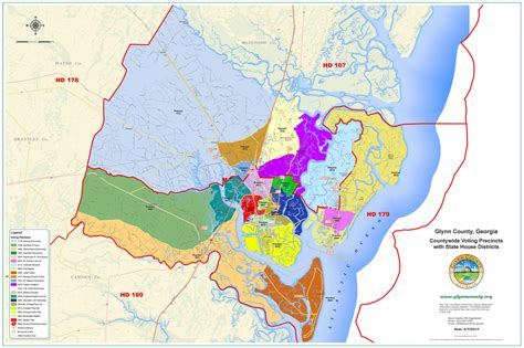 Georgia State House District Map Printable Map