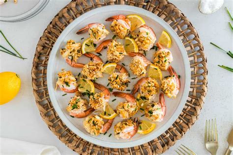 Baked Stuffed Shrimp With Crab Foxes Love Lemons