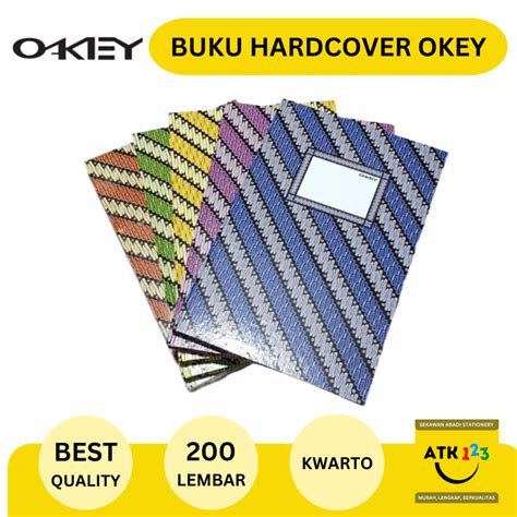 Jual Buku Hardcover Kwarto Buku Jurnal Buku Tebal Merk Okey Isi 200