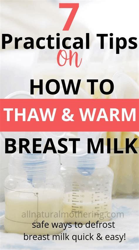 How To Thaw And Warm Up Breast Milk Plus 6 Practical Tips Breast