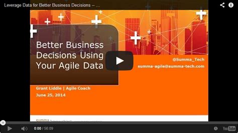 Leveraging Agile Data Second In The Summa Agile Series