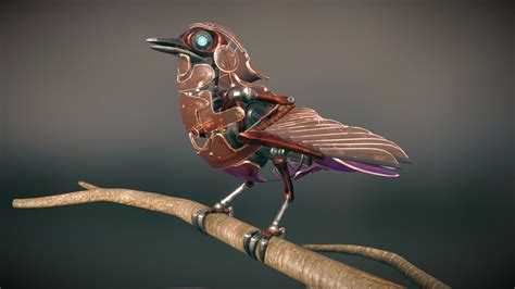 Robotic Bird 3d Model By Duffator 5c32f54 Sketchfab