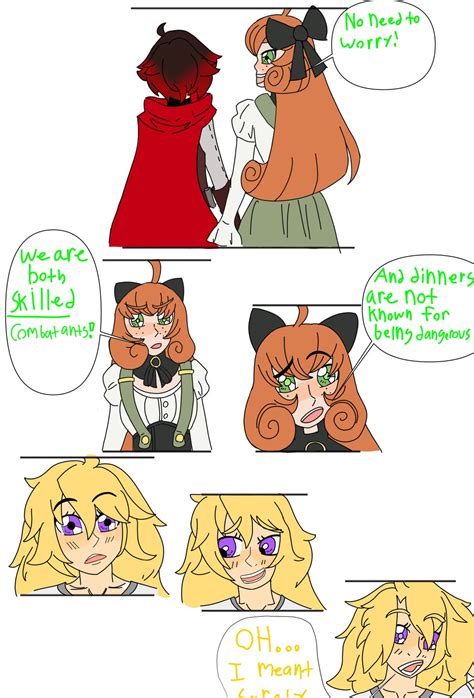 [rwby] [apartgirlbrock] Ruby Rose X Penny Polendina Nuts N Dolts Date Teased By Bumbleby R