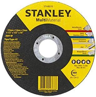 Stanley Disco De Corte Fino Abrasivo Metal E Inox Ferramenta